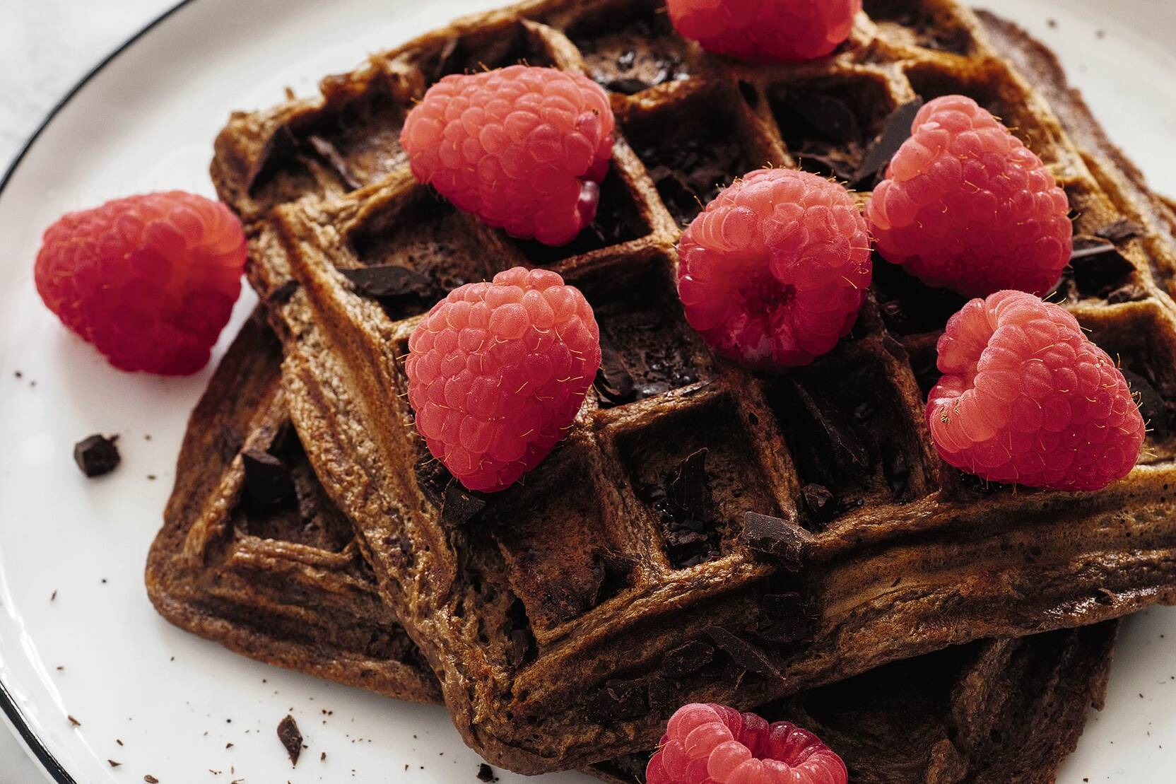 Bananen-Schoko-Waffeln Rezept | Küchengötter Bananen-Schoko-Waffeln Rezept | Küchengötter