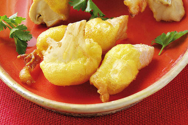 Pute in Kurkuma-Bierteig Rezept | Küchengötter Pute in Kurkuma-Bierteig Rezept | Küchengötter