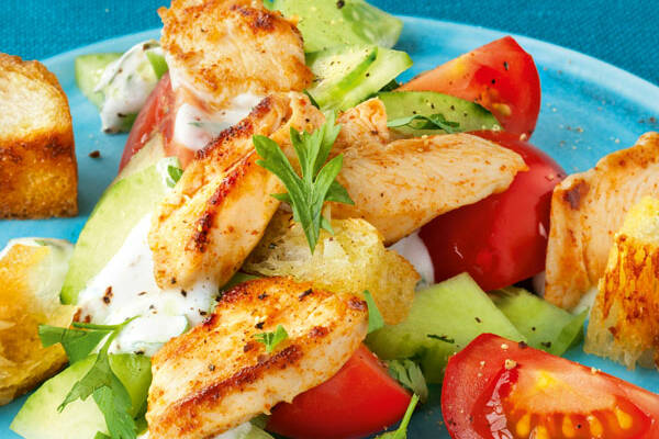 Hähnchen-Gyros aus der Pfanne Rezept | Küchengötter