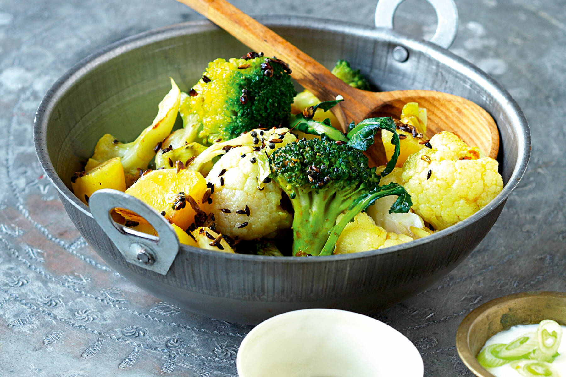 Brokkoli Blumenkohl Curry Rezept Kuchengotter