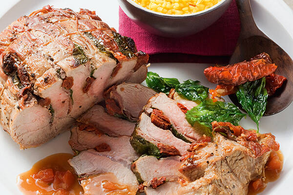 facherbraten mit schinken und tomaten rezept kuchengotter