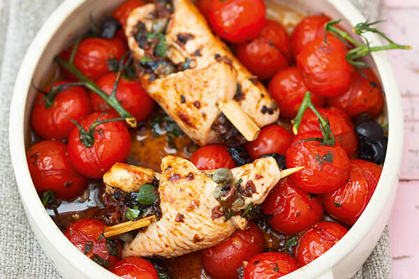 Mediterrane Putenröllchen Rezept | Küchengötter Mediterrane Putenröllchen Rezept | Küchengötter