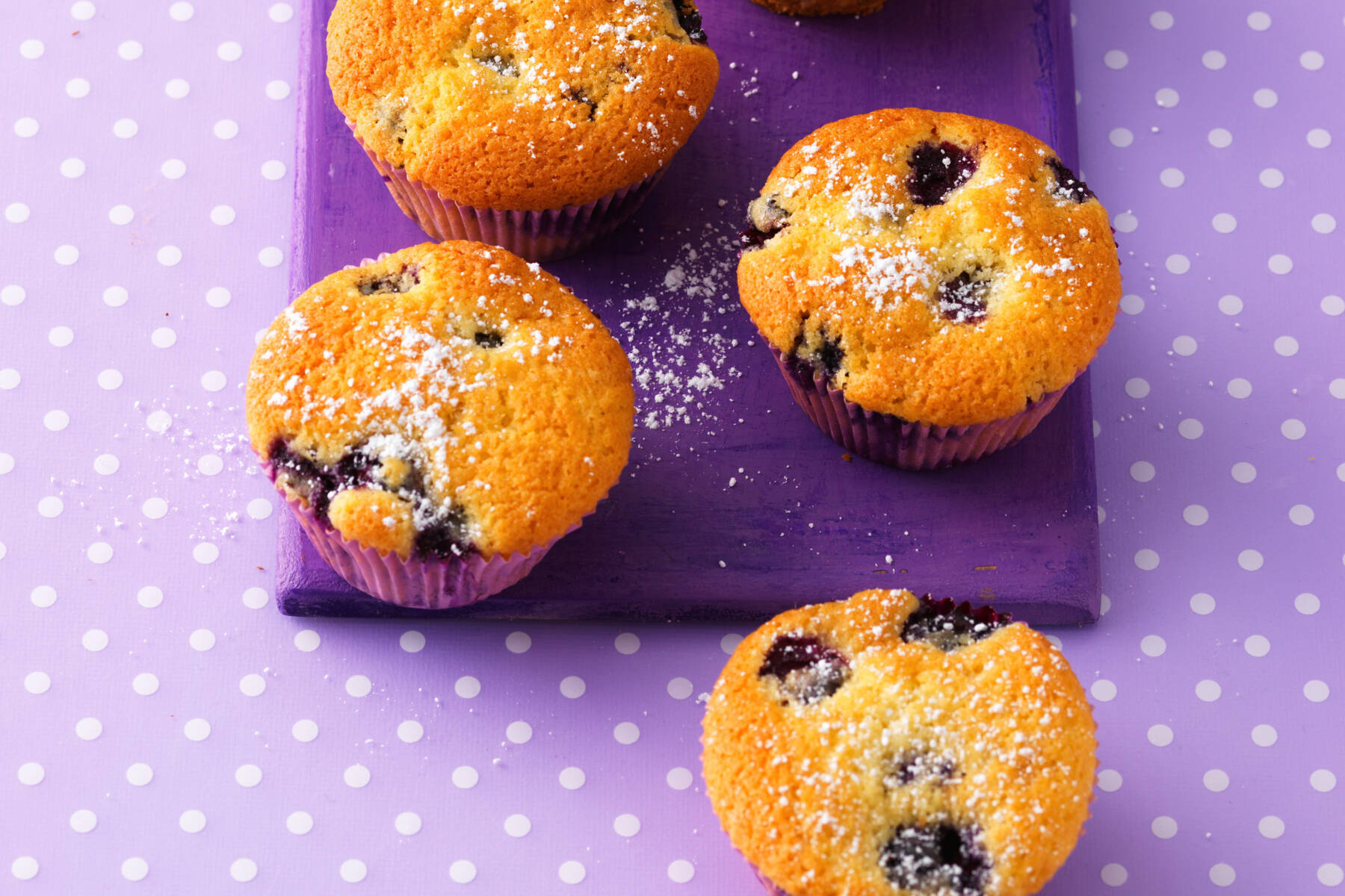 Einfache Heidelbeer Muffins Rezept Kuchengotter