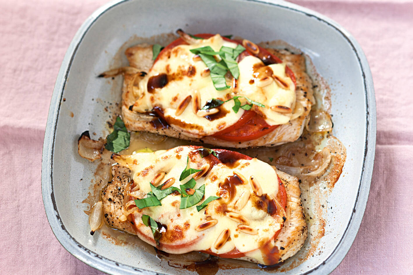 Putenschnitzel »Caprese« Rezept | Küchengötter