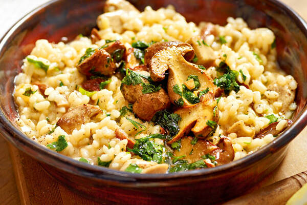 risotto mit steinpilzen rezept kuchengotter