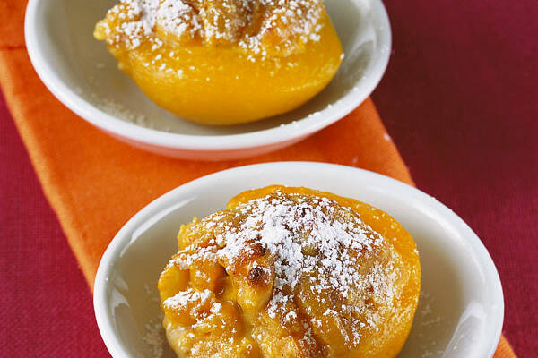 Überbackene Pfirsiche Rezept | Küchengötter Überbackene Pfirsiche Rezept | Küchengötter