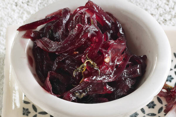 Rotwein-Honig-Zwiebeln Rezept | Küchengötter Rotwein-Honig-Zwiebeln Rezept | Küchengötter