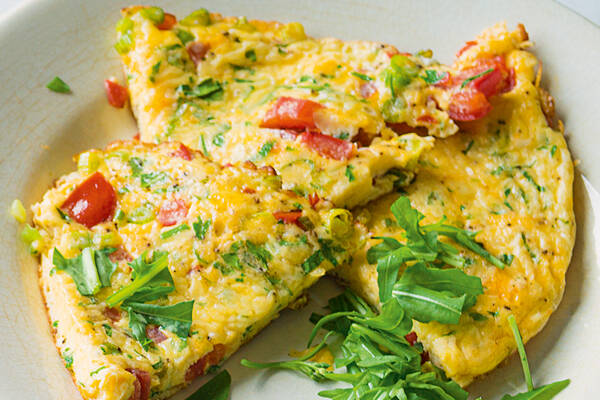 Tomaten Kase Omelett Rezept Kuchengotter Omelett Mit Pilzen Und Tomaten