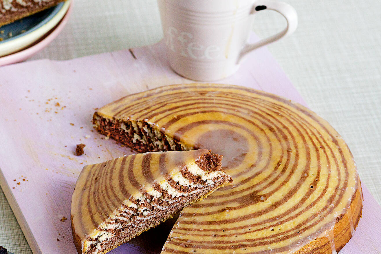 Zebrakuchen Rezept – schneller Kuchen | Küchengötter