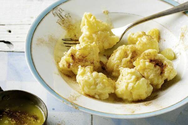 Apfelnocken mit Zimtbutter Rezept | Küchengötter Apfelnocken mit Zimtbutter Rezept | Küchengötter