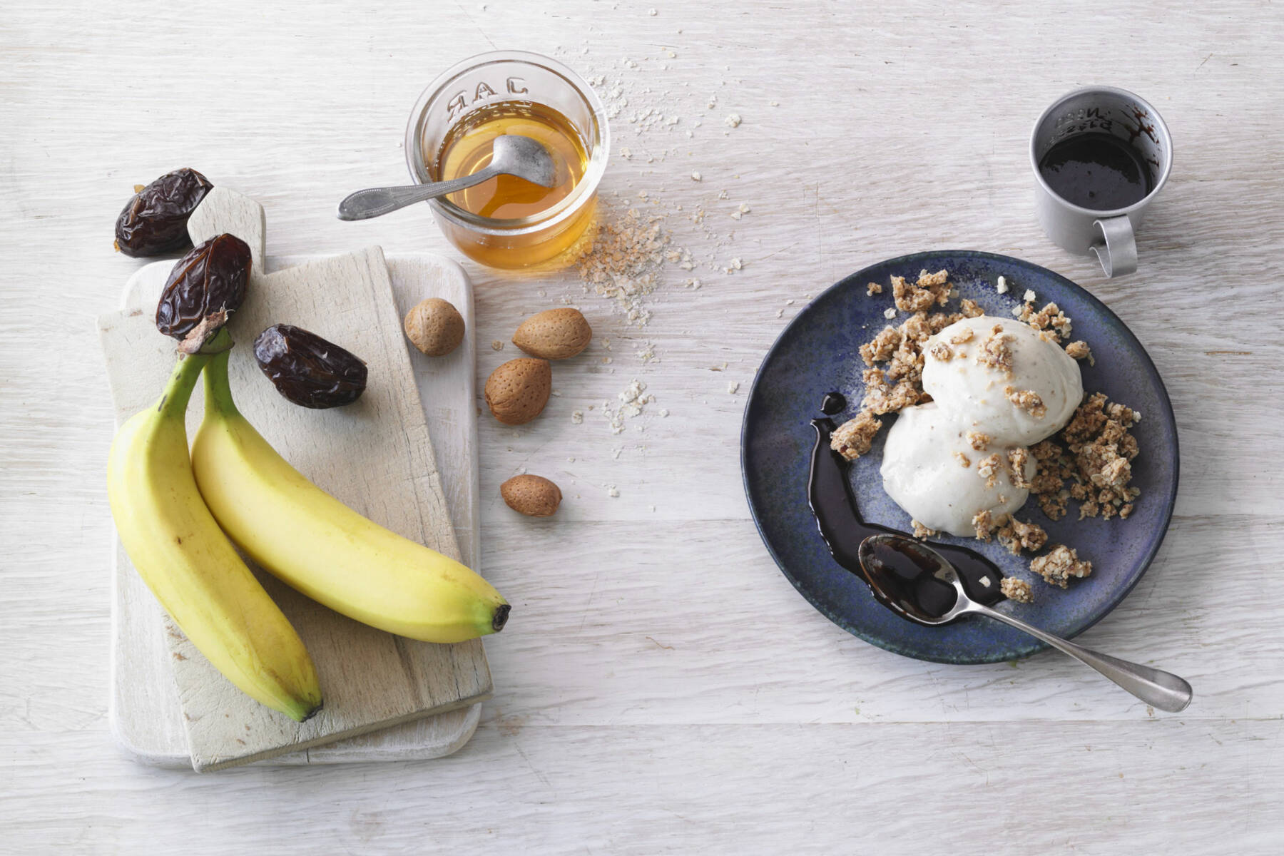 Bananeneis mit Keksteig I Clean Eating Rezept | Küchengötter Bananeneis mit Keksteig I Clean Eating Rezept | Küchengötter