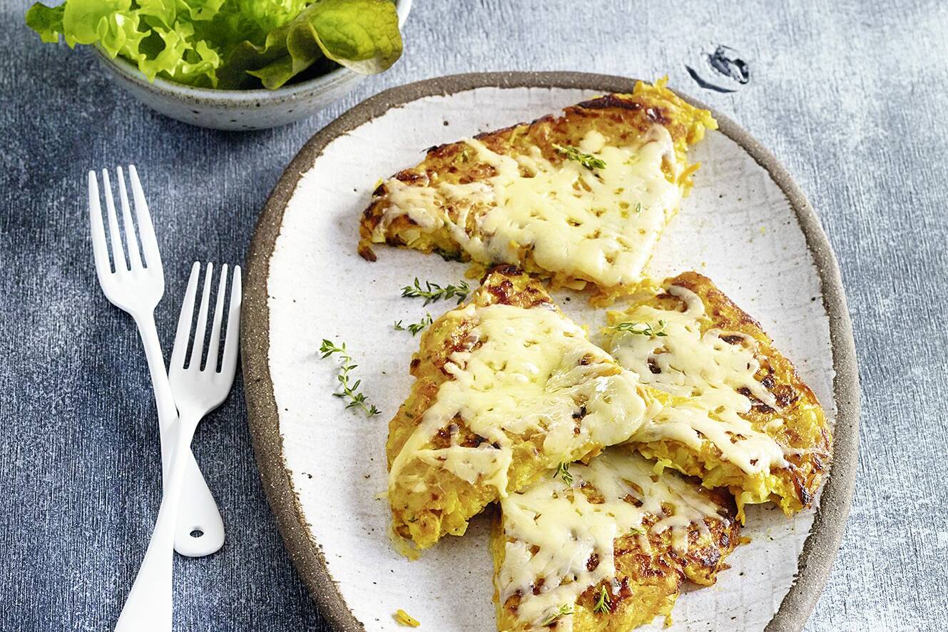 Kürbis-Kartoffel-Rösti Rezept