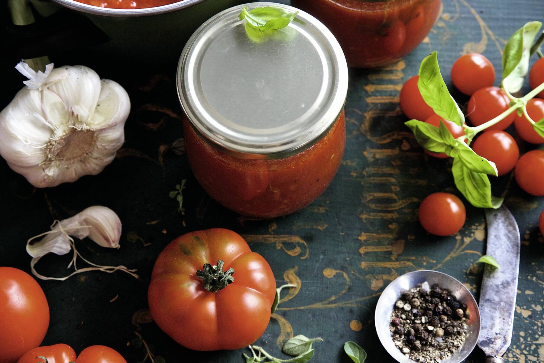 eingemachte tomatensauce mit basilikum rezept küchengötter