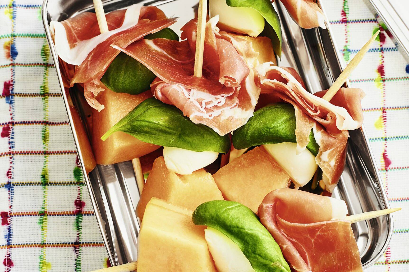 Melonenspieße Rezept | Küchengötter Melonenspieße Rezept | Küchengötter