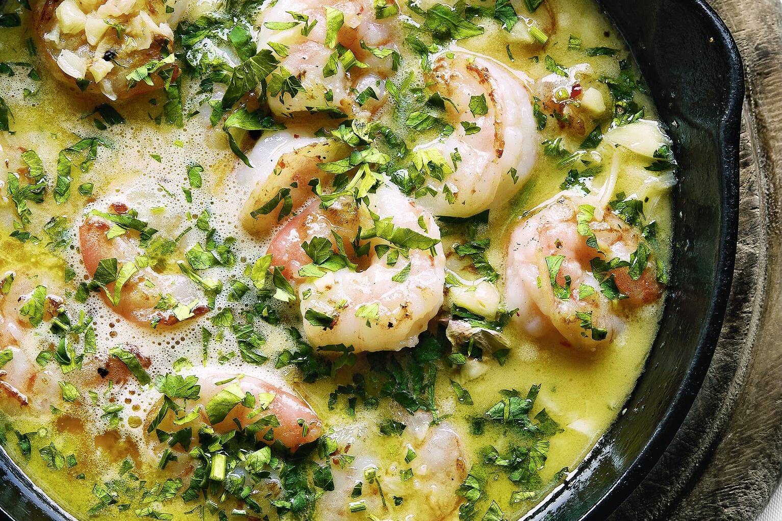 Knoblauchgarnelen mit Weißwein Rezept | Küchengötter Knoblauchgarnelen mit Weißwein Rezept | Küchengötter