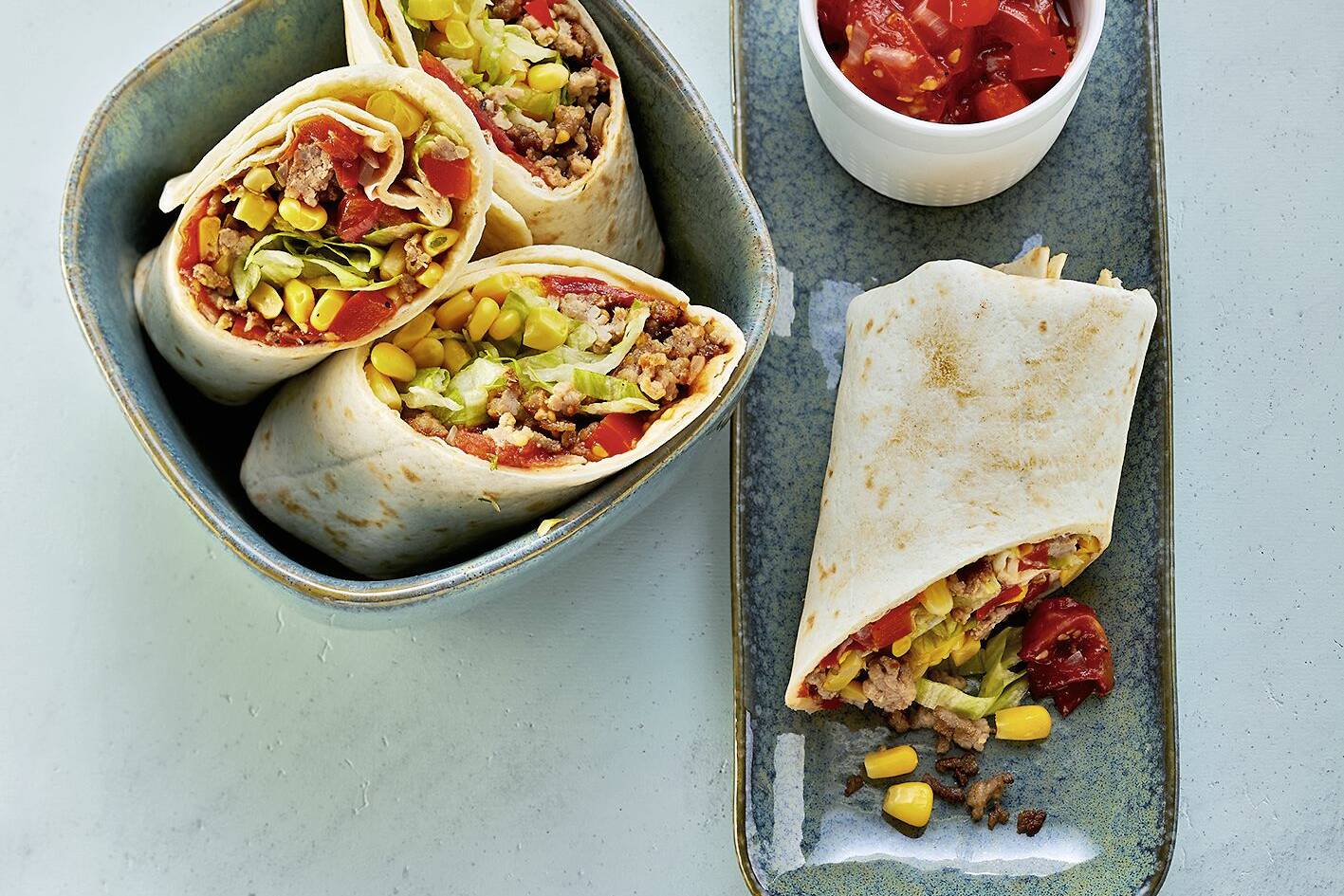 Wraps Mit Hackfleisch Mais Und Bohnen - Rezepte Suchen Wraps Mit Hackfleisch Mais Und Bohnen - Rezepte Suchen