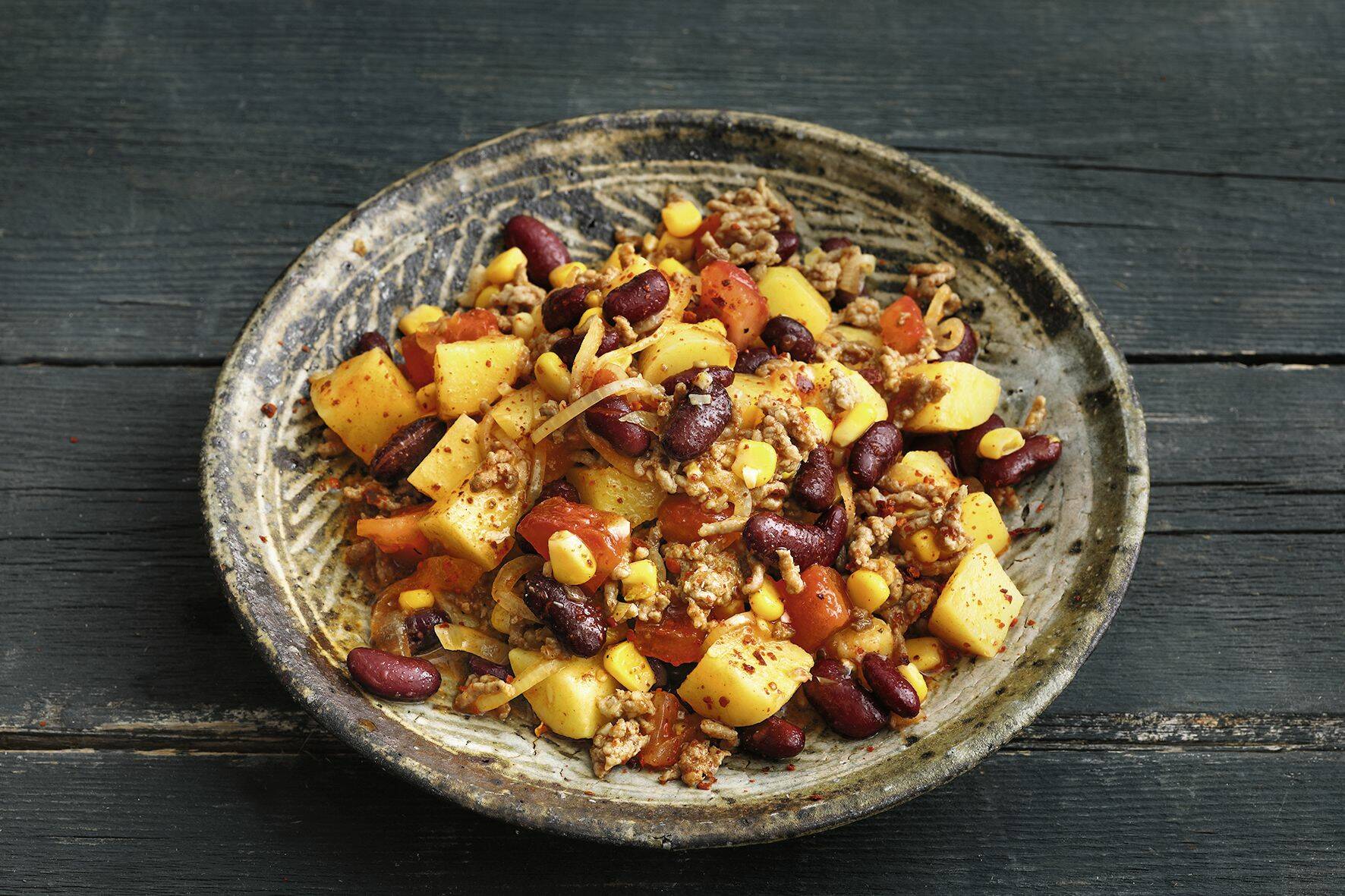 Kartoffelsalat mexikanischer Art Rezept | Küchengötter Kartoffelsalat mexikanischer Art Rezept | Küchengötter