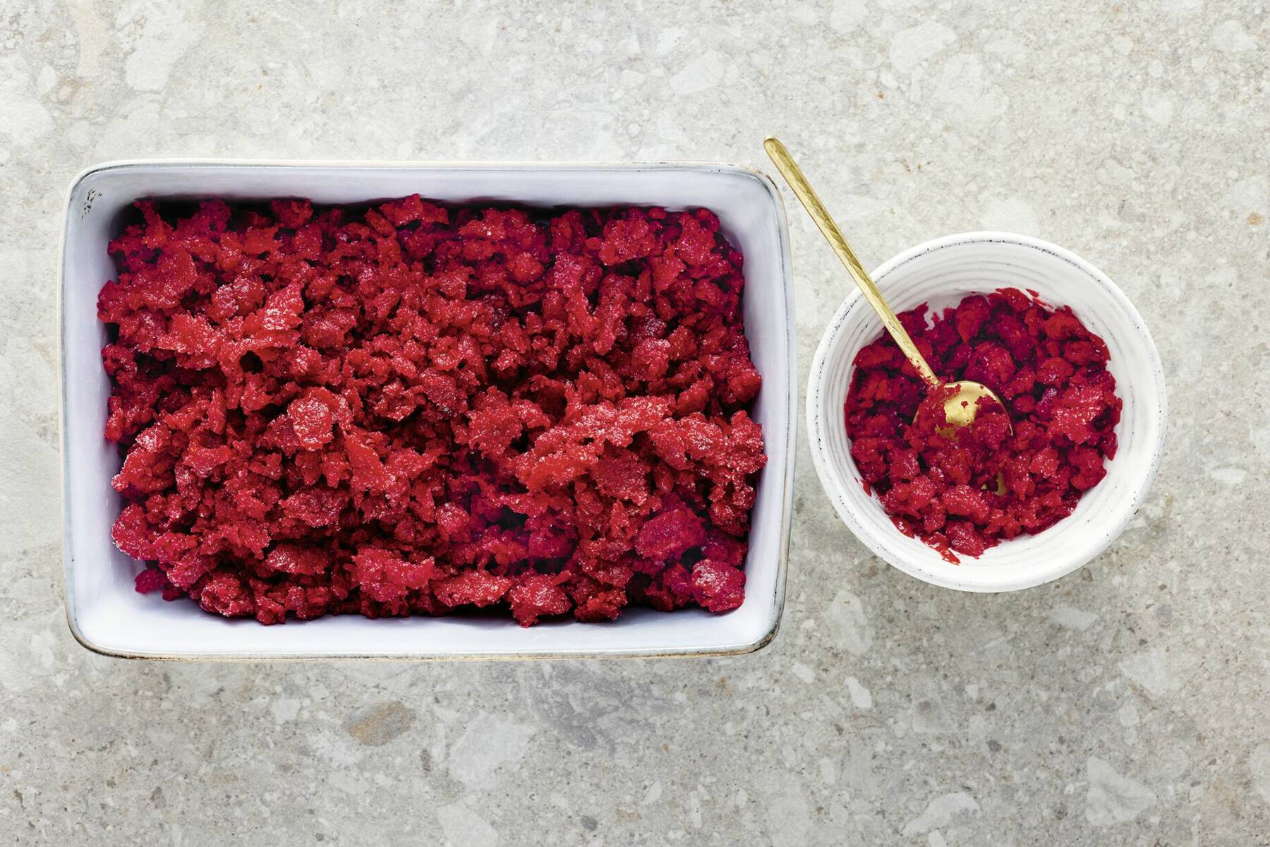 Himbeer-Limetten-Granité Rezept | Küchengötter Himbeer-Limetten-Granité Rezept | Küchengötter