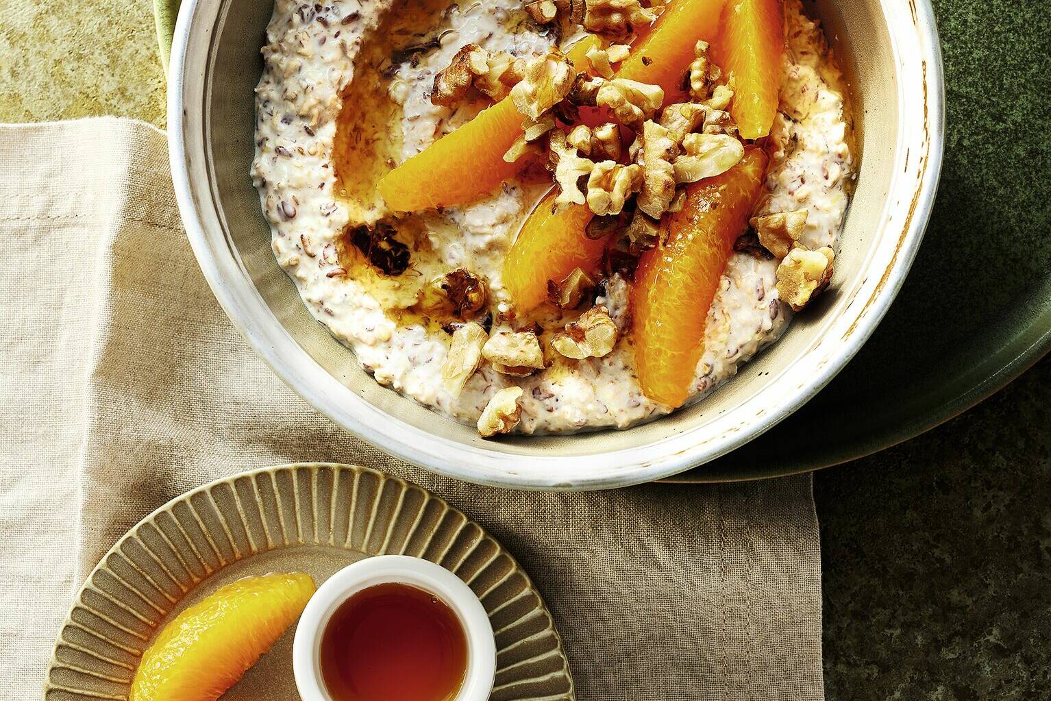 Frischkorn-Orangen-Müsli mit Dickmilch Rezept | Küchengötter Frischkorn-Orangen-Müsli mit Dickmilch Rezept | Küchengötter