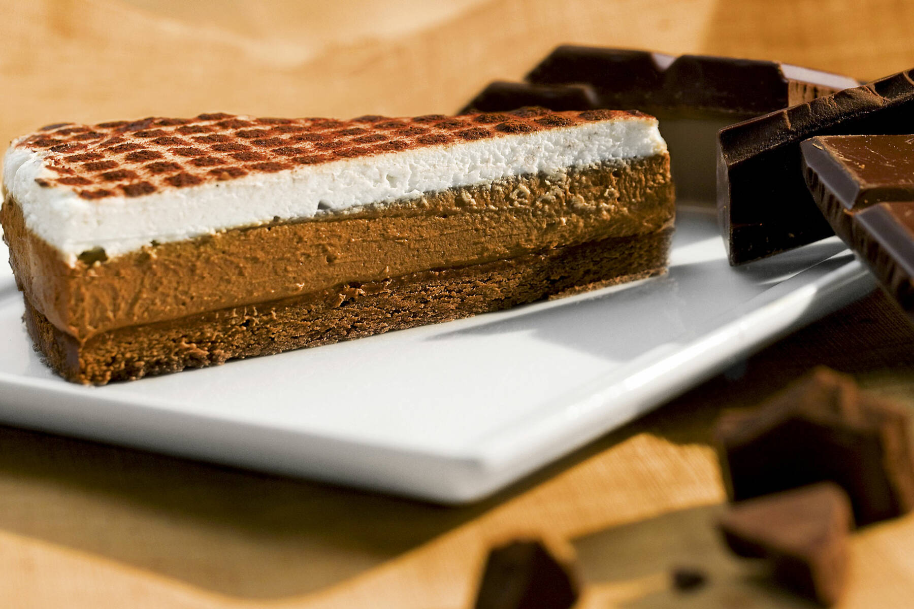 Flache Schokomousse-Torte Rezept | Küchengötter Flache Schokomousse-Torte Rezept | Küchengötter