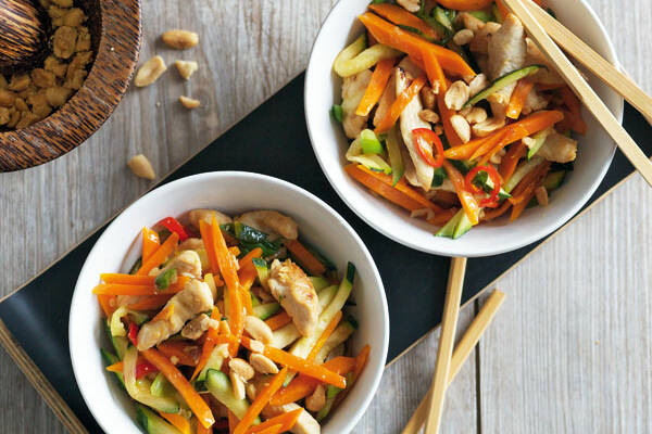 Hahnchen Gemuse Wok Rezept Kuchengotter Wok Gemüse Mit Hähnchen