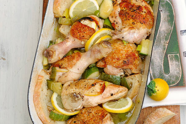 Mediterranes Zitronenhähnchen Rezept | Küchengötter Mediterranes Zitronenhähnchen Rezept | Küchengötter
