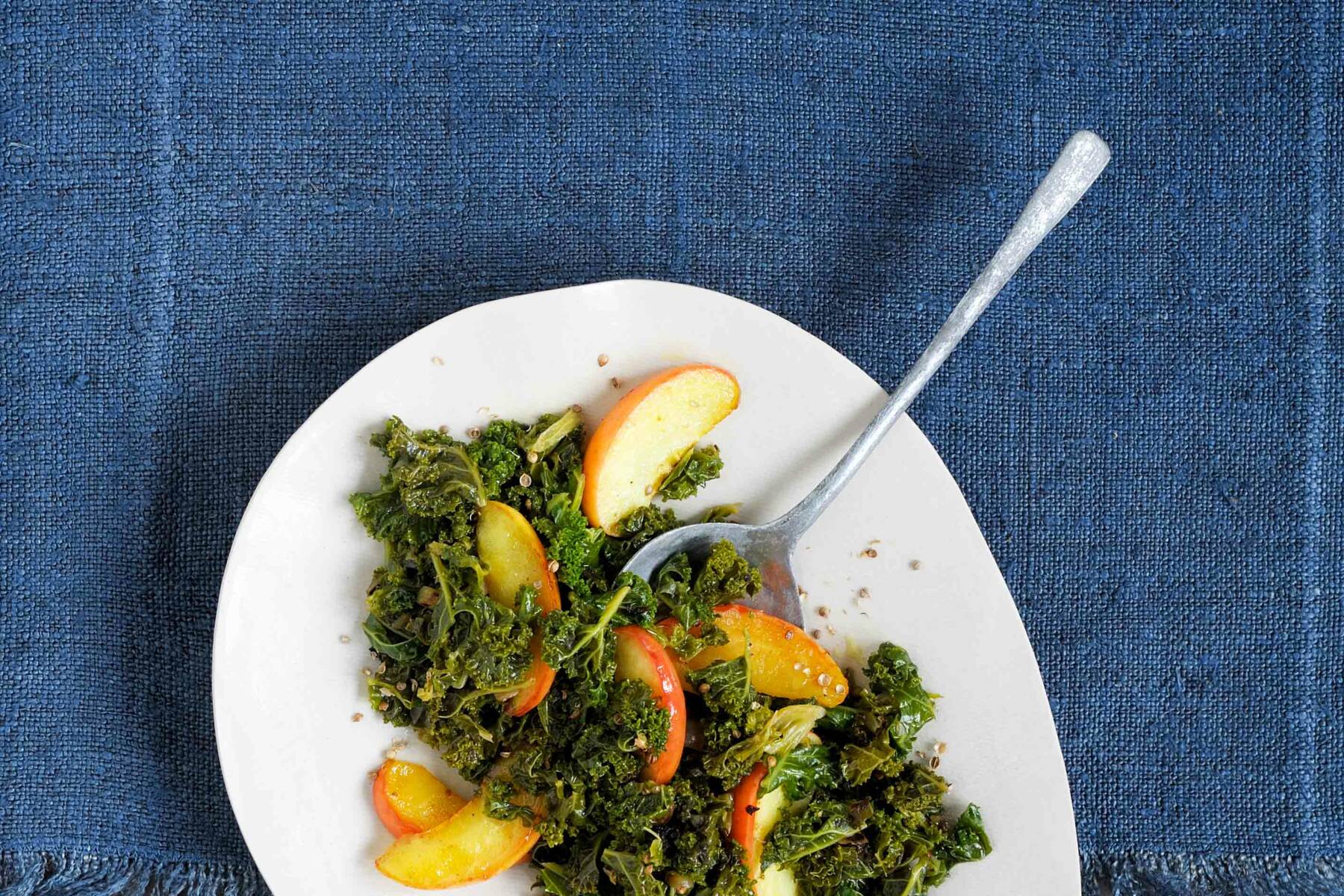 Grünkohl mit Äpfeln