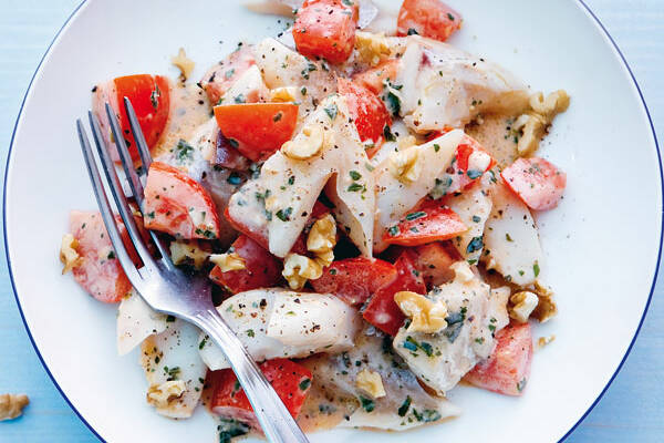 Fischsalat mit Tomaten Rezept | Küchengötter
