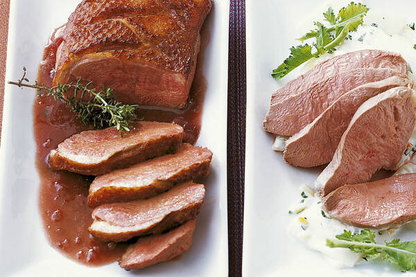 Entenbrust mit Portweinsauce Rezept | Küchengötter Entenbrust mit Portweinsauce Rezept | Küchengötter