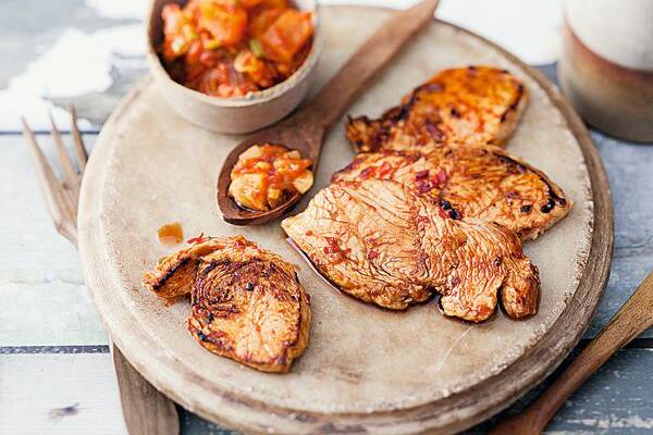 Süß-scharfe Pute Rezept | Küchengötter Süß-scharfe Pute Rezept | Küchengötter