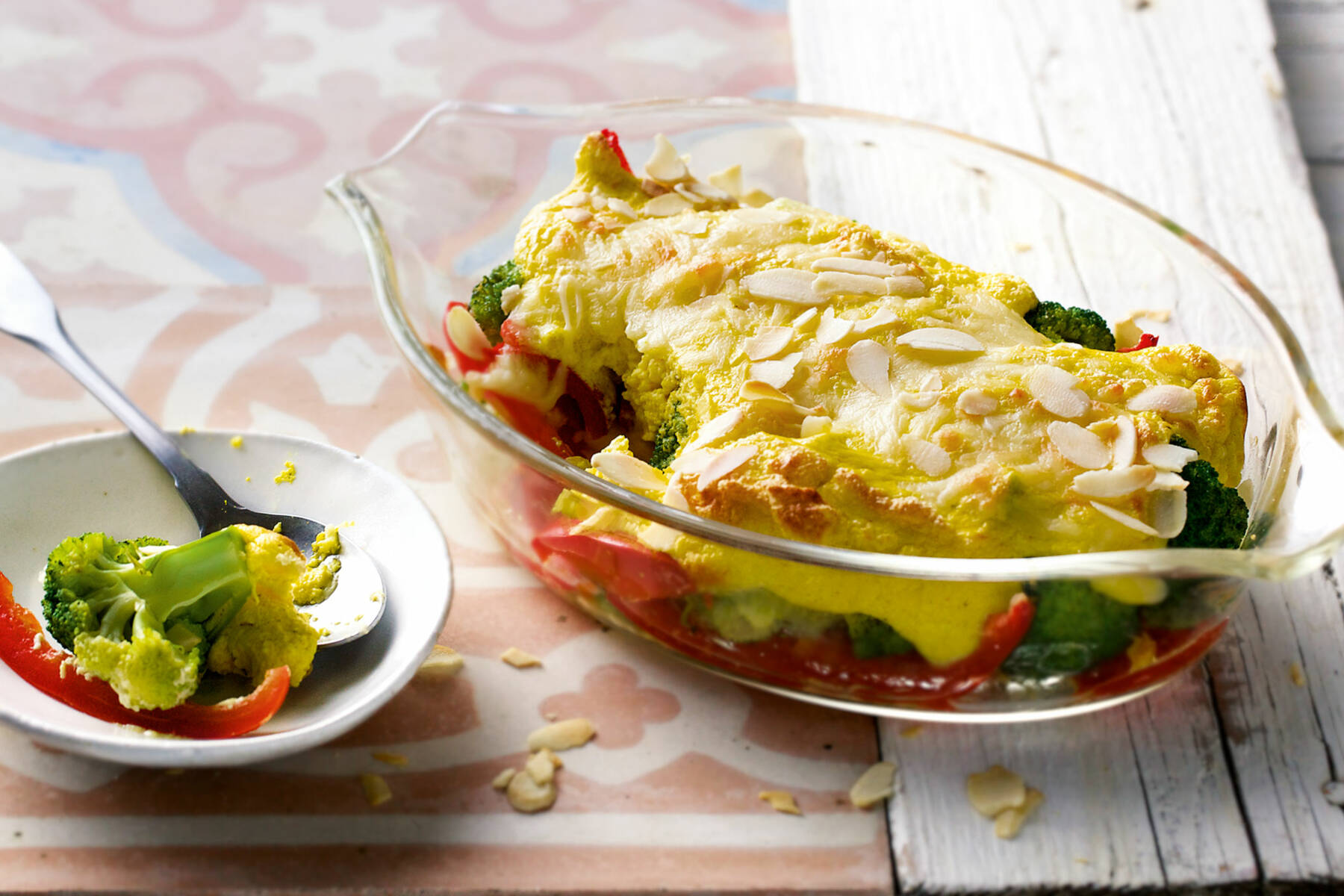 Brokkoli mit Curry-Quark-Haube Rezept | Küchengötter