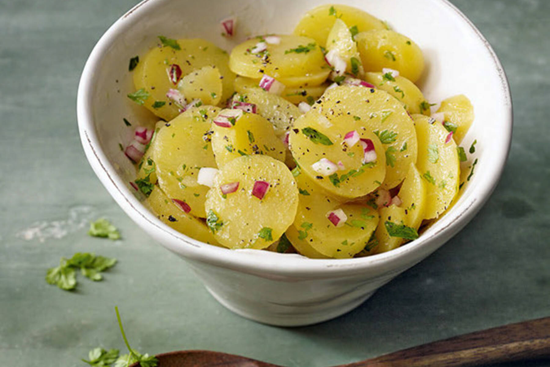 Kartoffelsalat mit Sherryessig-Dressing Rezept | Küchengötter