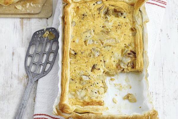 Schnelle Chicorée-Quiche Rezept | Küchengötter Schnelle Chicorée-Quiche Rezept | Küchengötter