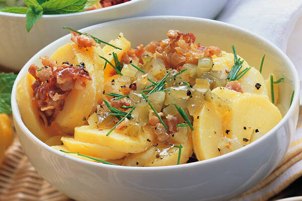 Kartoffelsalat mit Speck Rezept | Küchengötter