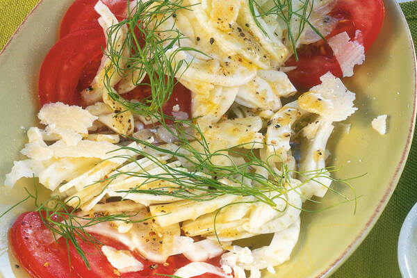 Fenchel und Tomaten mit Parmesan Rezept | Küchengötter