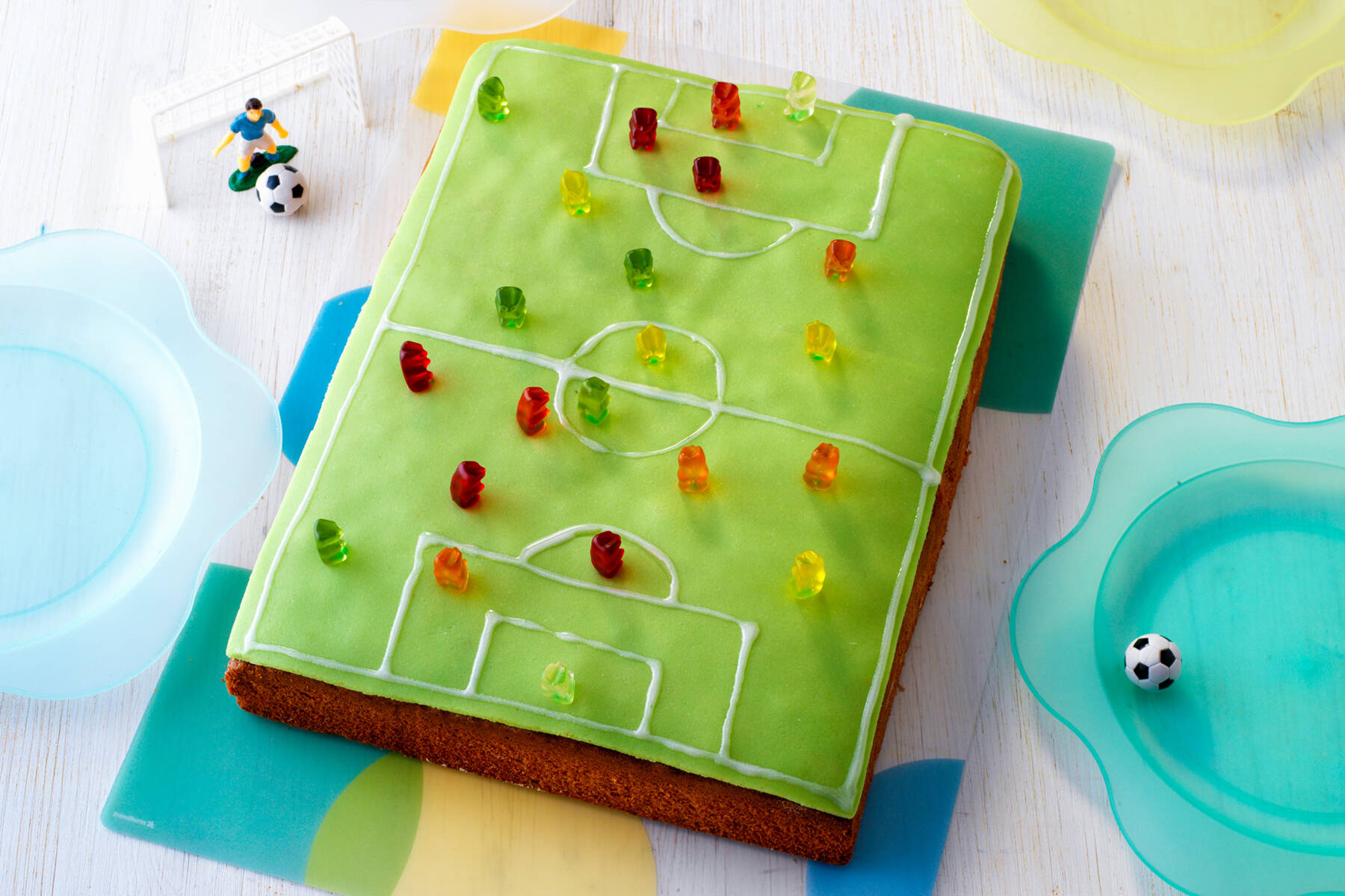 Fußballfeld Torte Rezept (mit Bild) | Küchengötter