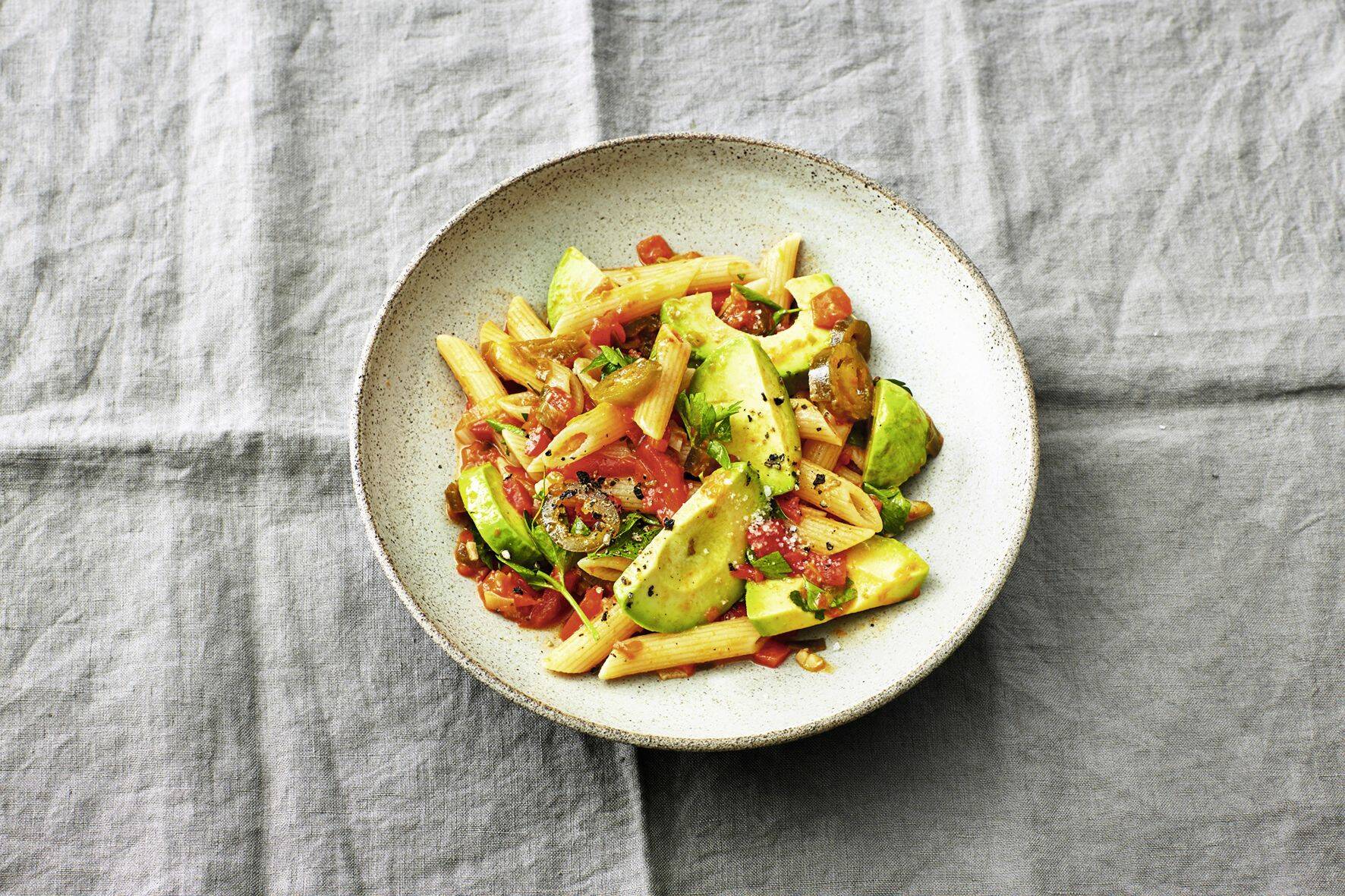 PaprikaAvocadoPenne Rezept Küchengötter