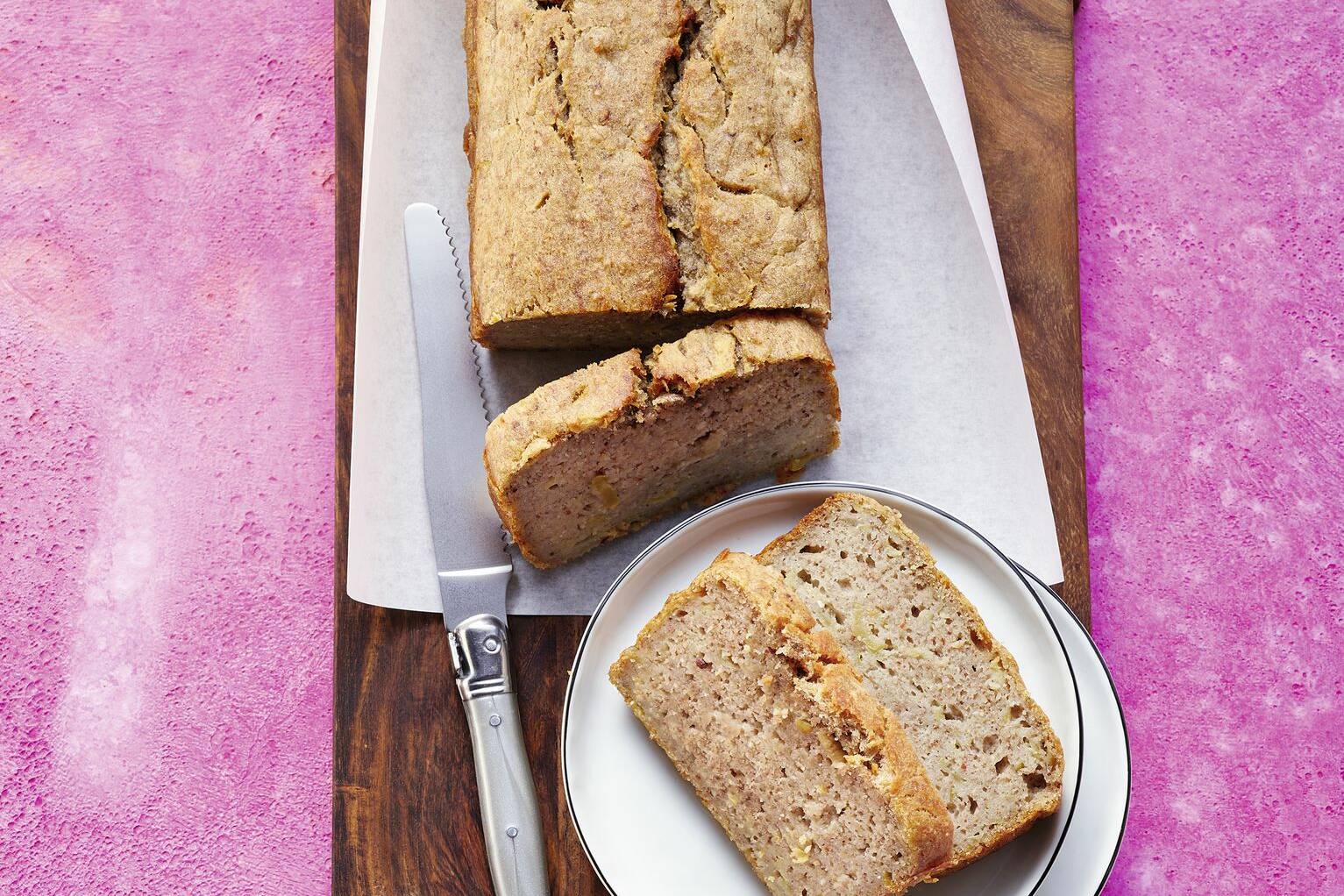 Zuckerfreies Apfel-Bananen-Brot Rezept | Küchengötter Zuckerfreies Apfel-Bananen-Brot Rezept | Küchengötter