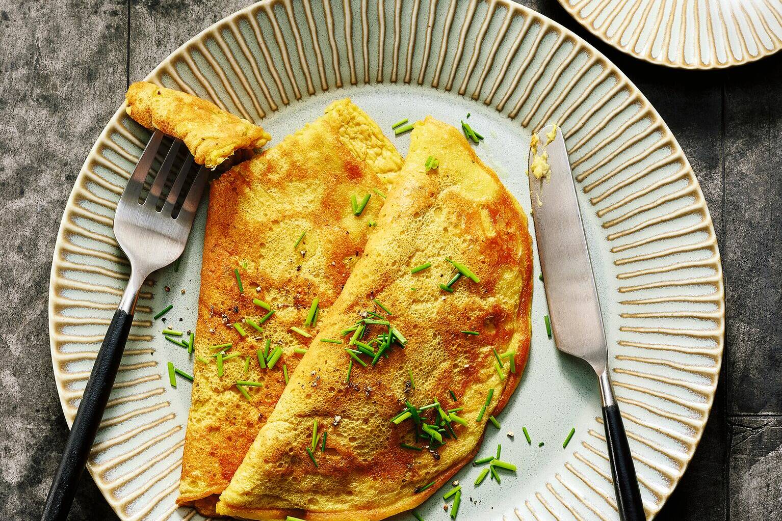 Veganes Omelett mit Seidentofu Rezept | Küchengötter