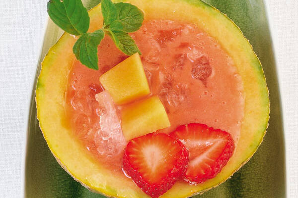 Erdbeer-Melonen-Kaltschale Rezept | Küchengötter Erdbeer-Melonen-Kaltschale Rezept | Küchengötter