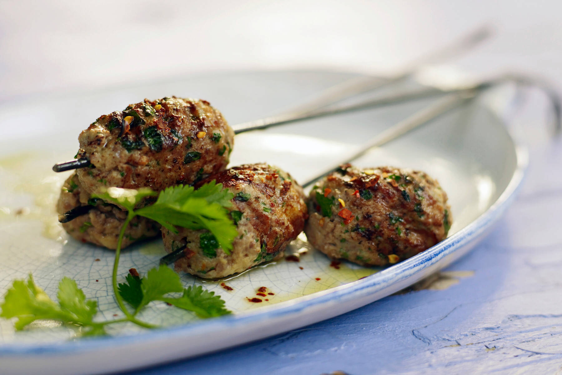 Scharfe Hackfleischspieße Rezept | Küchengötter Scharfe Hackfleischspieße Rezept | Küchengötter