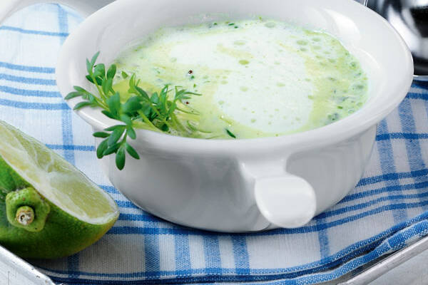 Limetten-Kräuter-Schaum Rezept | Küchengötter Limetten-Kräuter-Schaum Rezept | Küchengötter