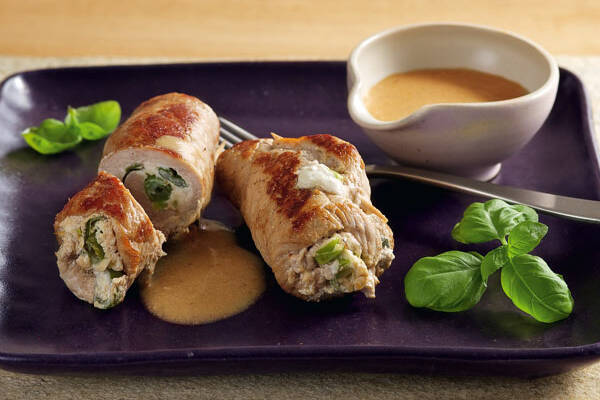 Gefüllte Kalbsröllchen Rezept | Küchengötter