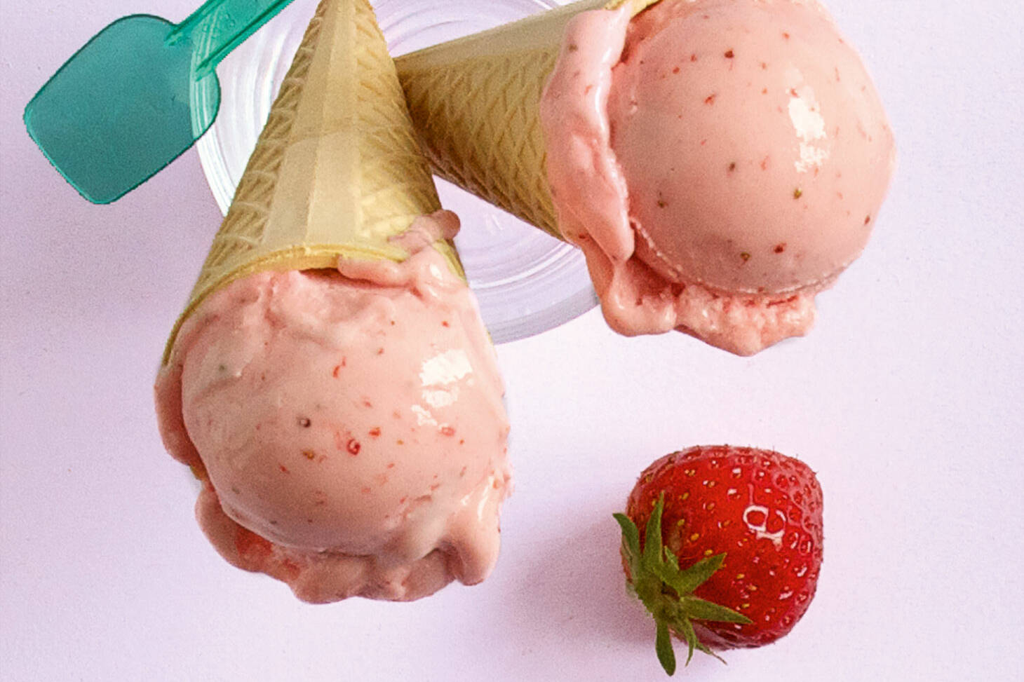 Erdbeer-Joghurt-Sorbet Rezept | Küchengötter