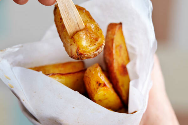 Ofengegarte Potato Wedges Rezept | Küchengötter