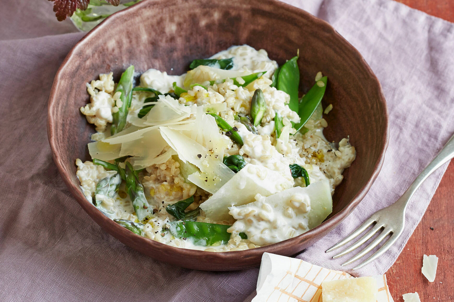 Risotto mit grünem Frühlingsgemüse Rezept | Küchengötter