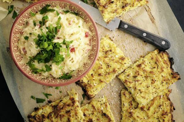 Topinambur Kartoffel Rosti Mit Rahm Kraut Rezept Kuchengotter 