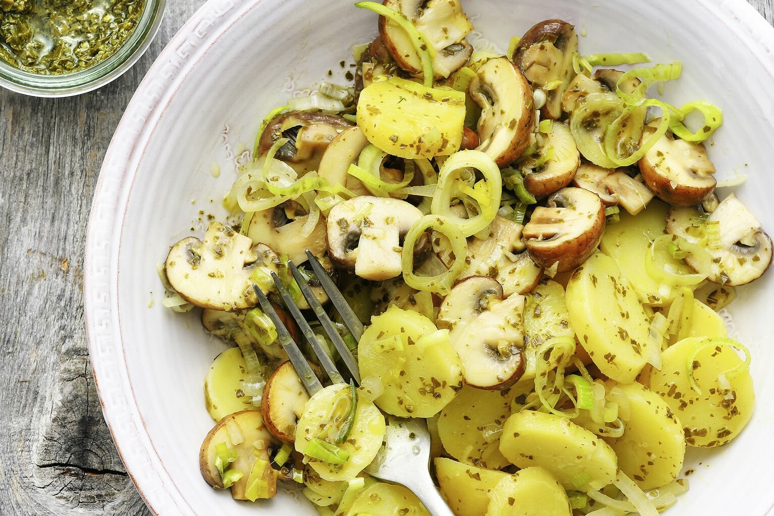 Kartoffel-Champignon-Salat Rezept | Küchengötter