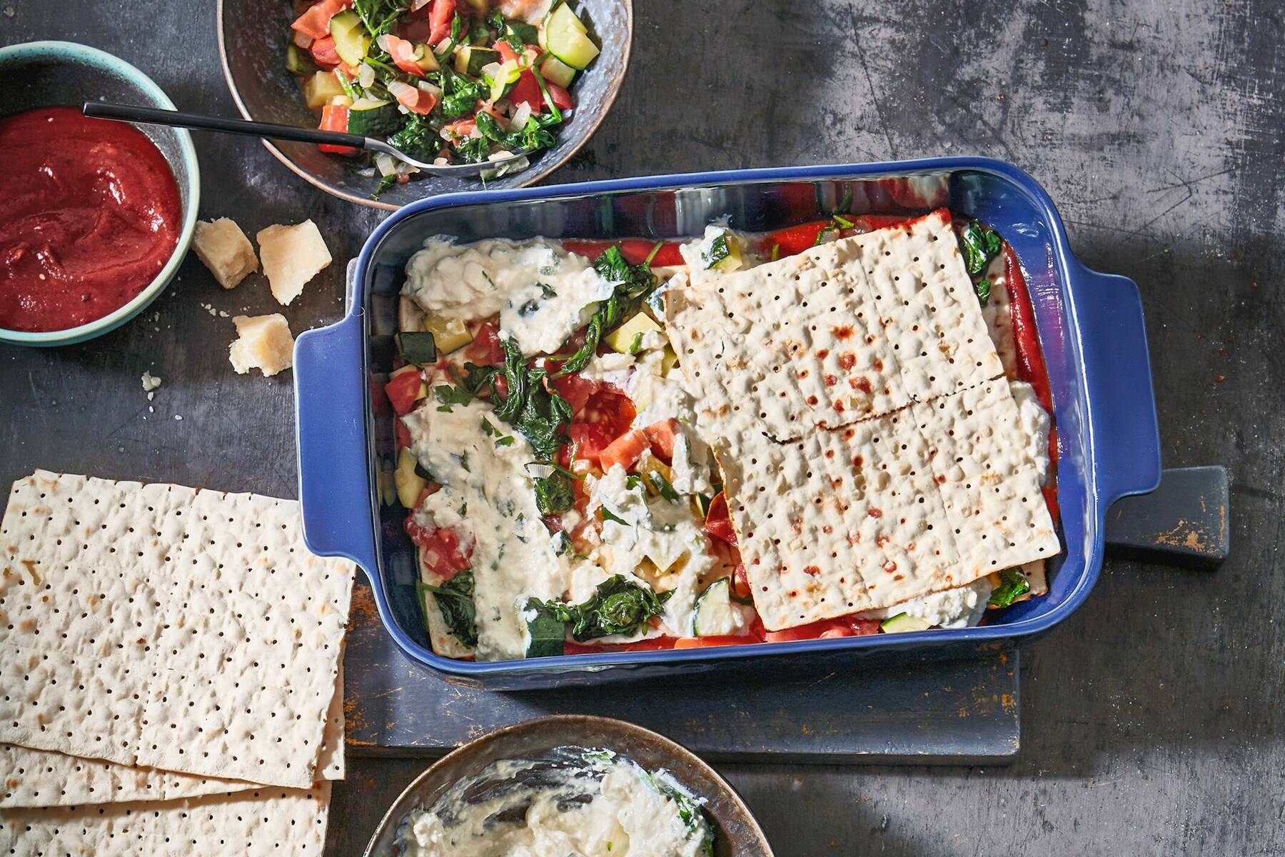 Gemüse-Matzen- Lasagne Rezept | Küchengötter Gemüse-Matzen- Lasagne Rezept | Küchengötter