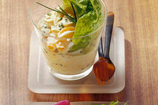 Eiersalat mit Mandarinen & Chili Rezept | Küchengötter Eiersalat mit Mandarinen & Chili Rezept | Küchengötter